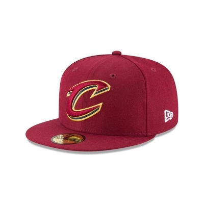 Sapca New Era Cleveland Cavaliers NBA Wool Standard 59FIFTY Fitted - Rosii